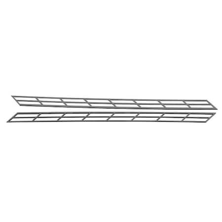 Plastruct Plastruct PLS90482 SR - 4 Ho Scale ABS Stair Rail - Pack of 2 PLS90482